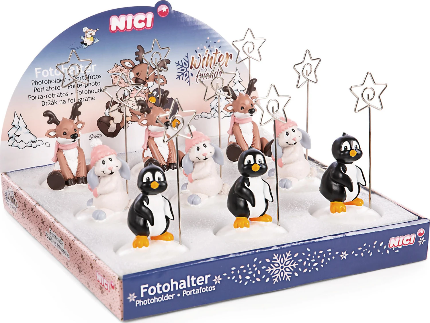 Nici Verkauf -Nici Verkauf nici fotohalter winter friends 2022 sortiment polyresin 48358